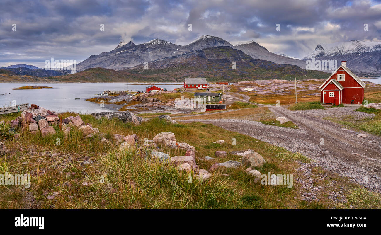 Igaliku, Groenland Banque D'Images