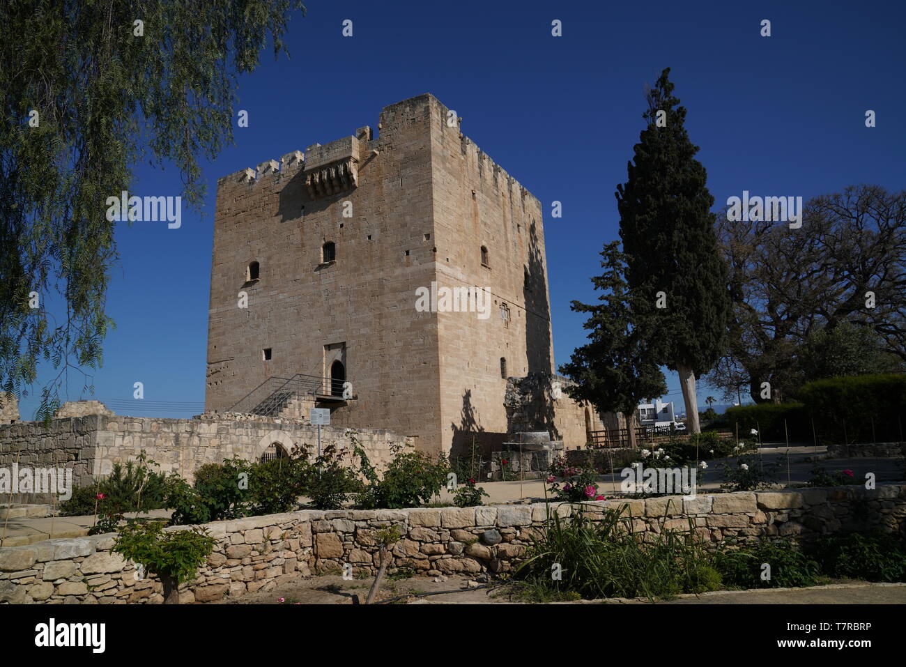 Château Kolossi Limassol Chypre Banque D'Images