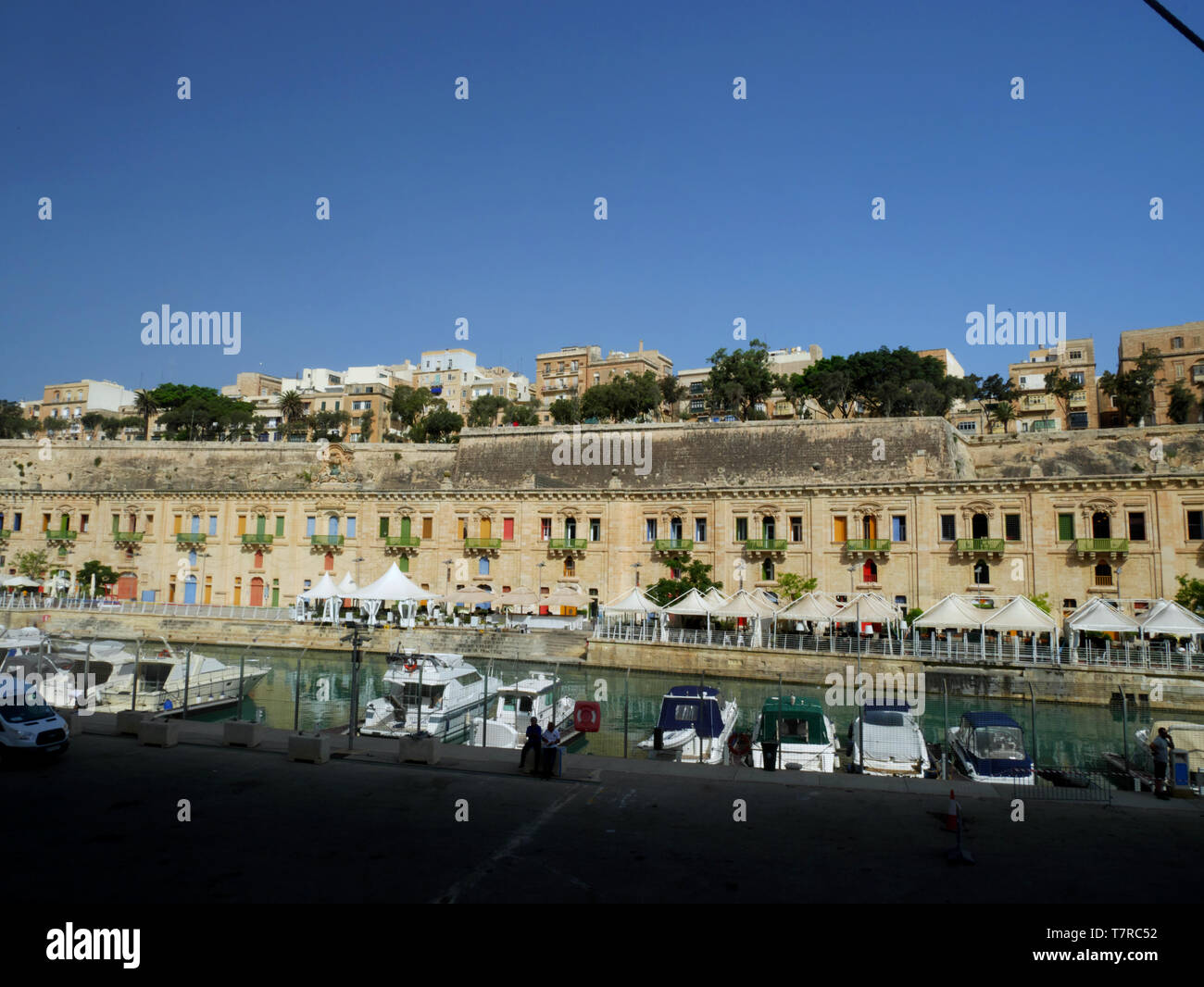 Port de croisière, La Valette, Malte. Banque D'Images