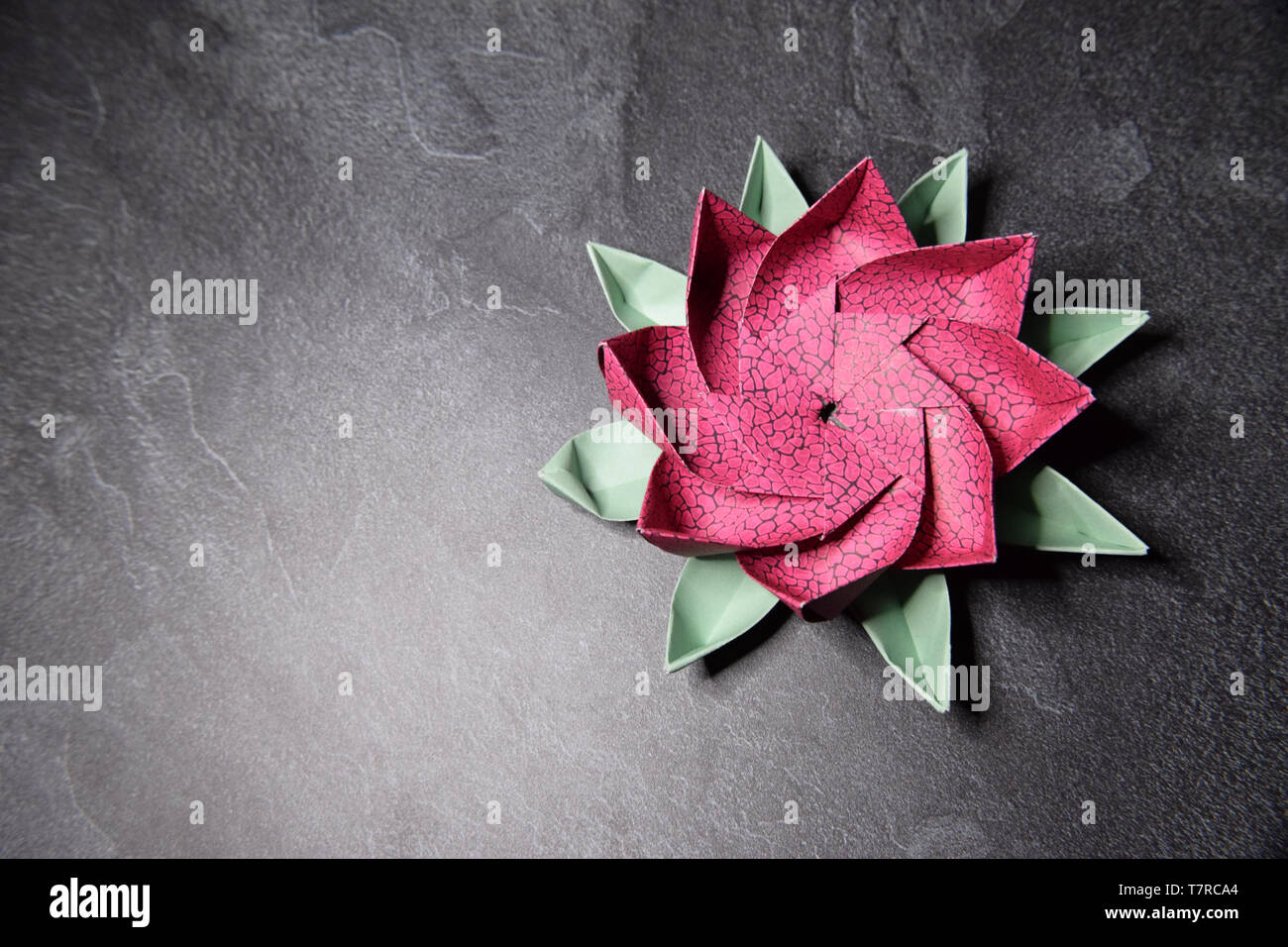 Origami Rose Fleur De Lotus Ars Et De Lartisanat Lart