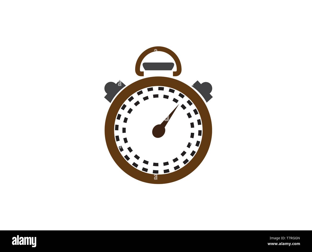 symbole de minuteur pour le symbole de logo du compte à rebours, icône  d'horloge sur fond blanc Image Vectorielle Stock - Alamy