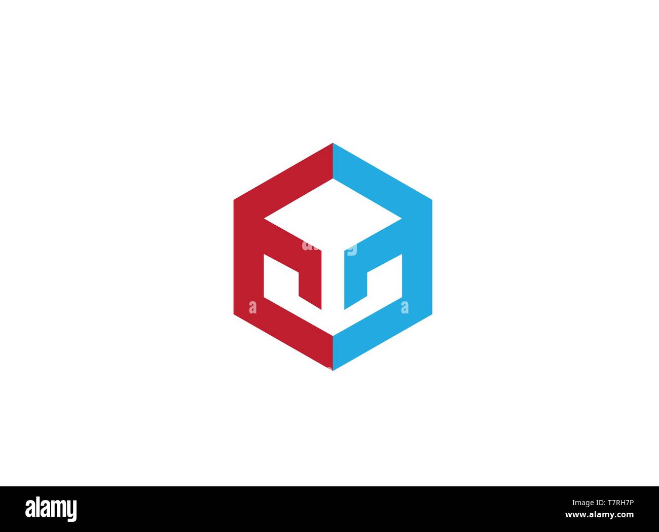 La technologie labyrinthe symbole pour logo design illustration sur fond blanc Illustration de Vecteur