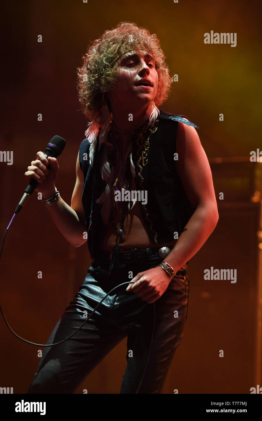 Miami en Floride, USA. 07Th Mai, 2019. Greta Van Fleet effectuer à Bayfront Park Amphitheater le 7 mai 2019 à Miami, en Floride. Credit : Mpi04/media/Alamy Punch Live News Banque D'Images