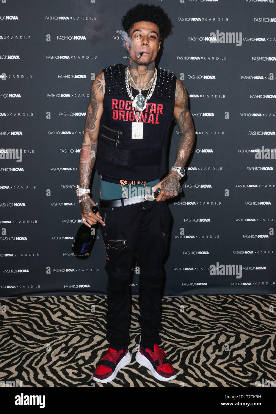 Los Angeles USA. Le 08 mai 2019. Blueface arrive la Nova x