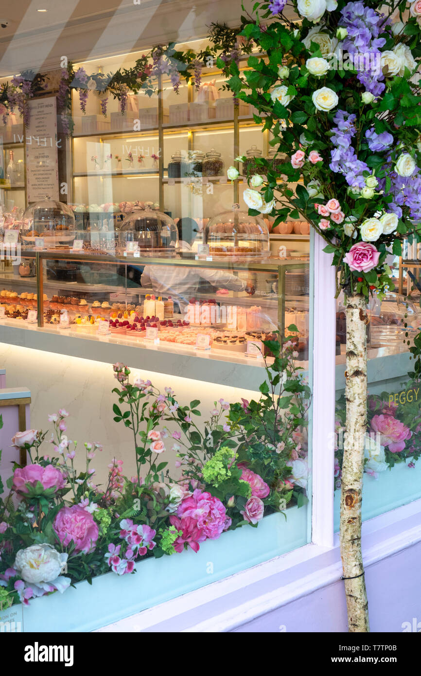 Peggy porschen cake shop extérieur. Kings Road, Chelsea, Londres, Angleterre Banque D'Images