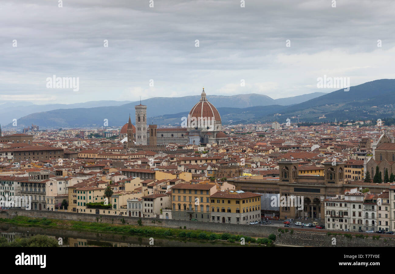 Vue de Florence Banque D'Images