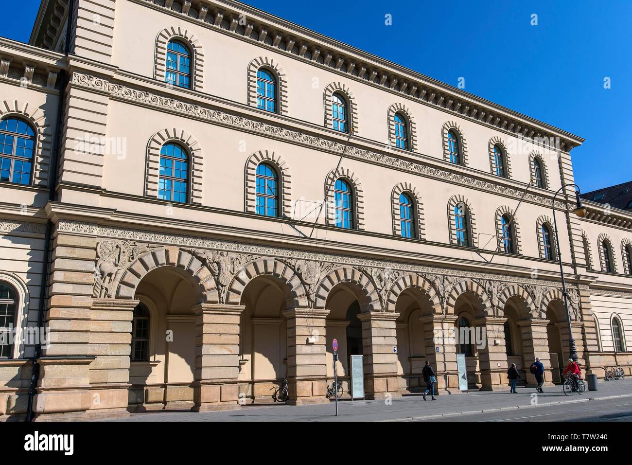 Archives de l'État principal Bavaroise, Munich, Haute-Bavière, Bavière, Allemagne Banque D'Images