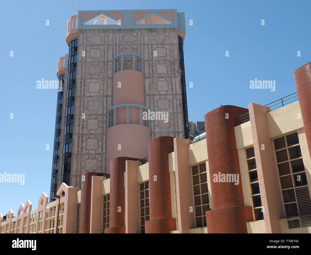 L'architecture moderne à Lisbonne au Portugal Banque D'Images