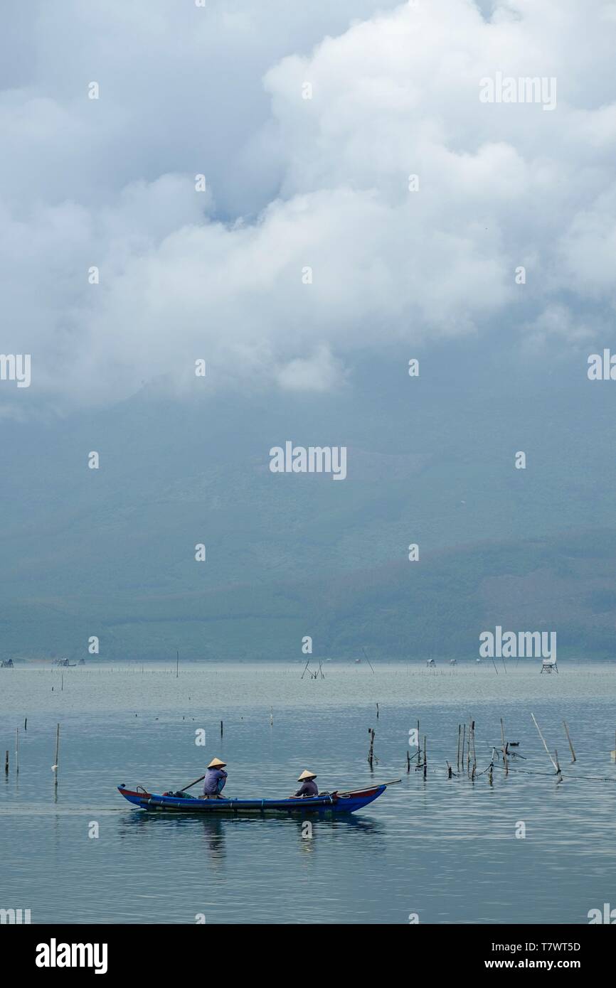 La province de Thua Thien-Hue Vietnam, Lang Co lagoon Banque D'Images