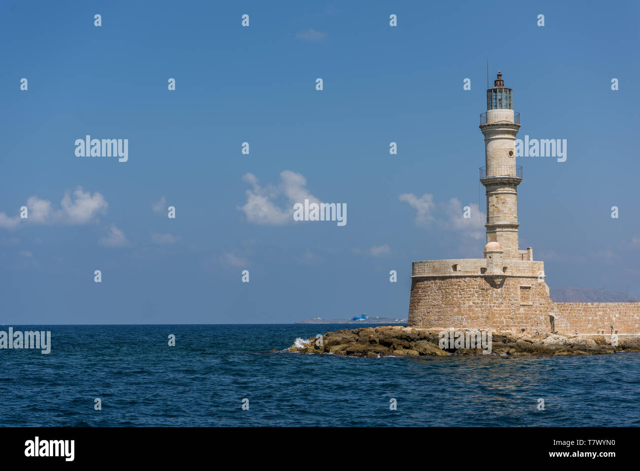 Phare de La Canée en Crète Banque D'Images Phare de La Canée en Crète Banque D'Images
