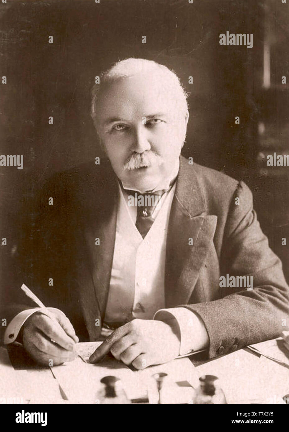HENRY Campbell Bannerman (de 1836-1908) Homme d'État libéral britannique comme premier ministre vers 1905 Banque D'Images