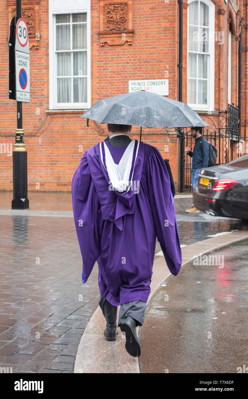 La cérémonie de remise des diplômes de troisième cycle de l'Imperial College Banque D'Images