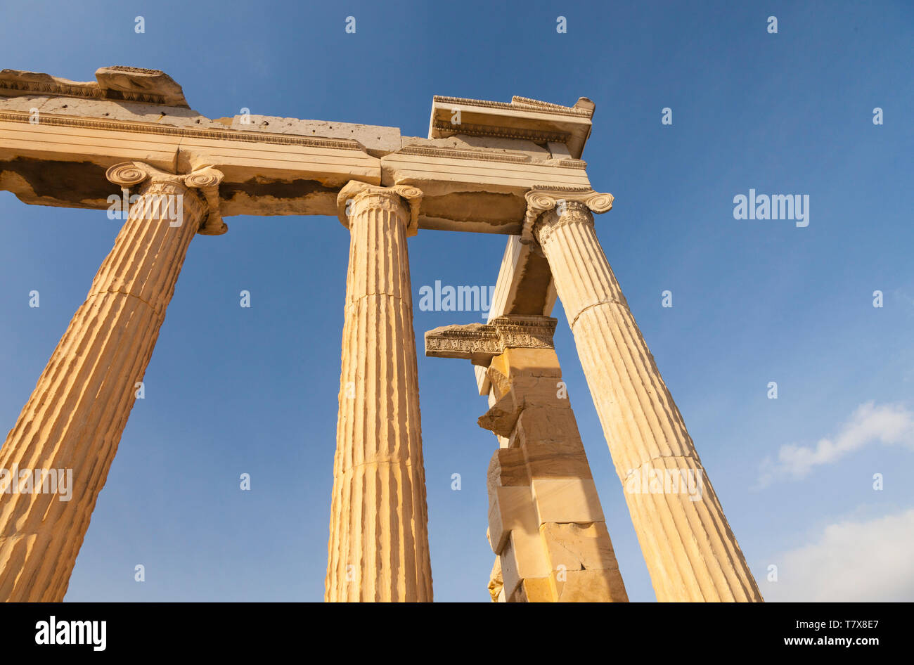 Templo de Erecteion. Acrópolis. Athènes, Grèce Banque D'Images