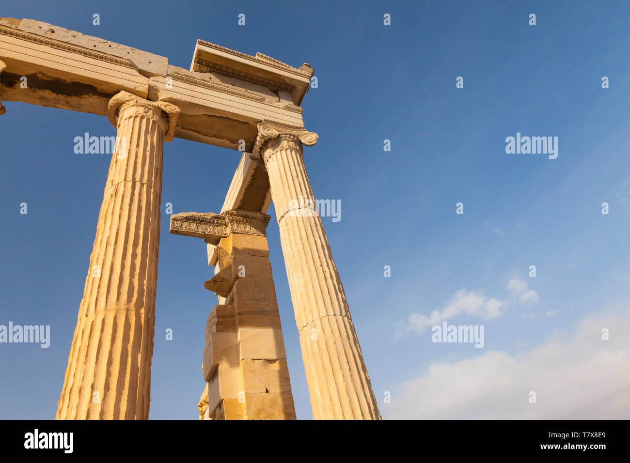 Templo de Erecteion. Acrópolis. Athènes, Grèce Banque D'Images