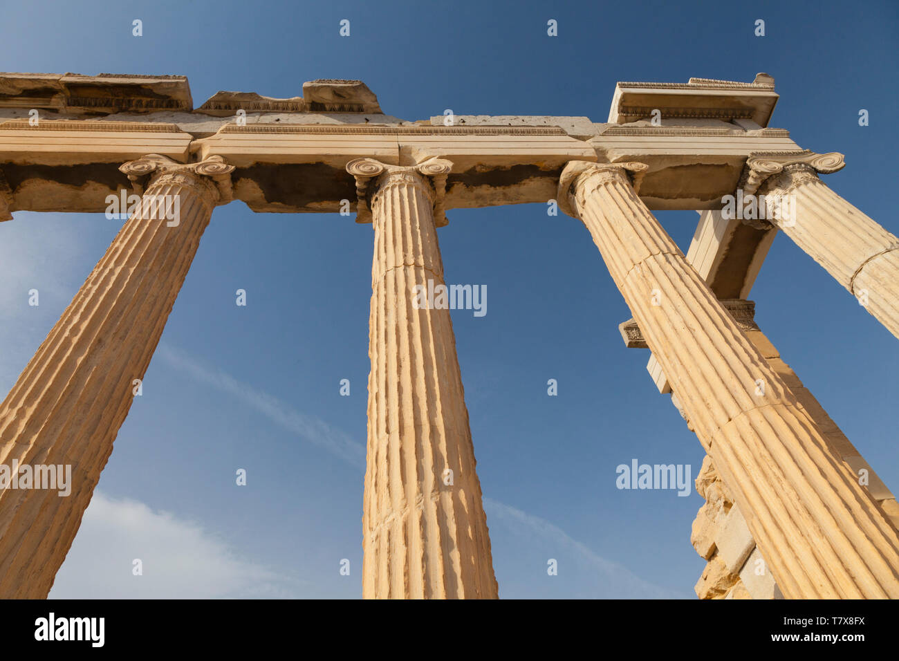 Templo de Erecteion. Acrópolis. Athènes, Grèce Banque D'Images