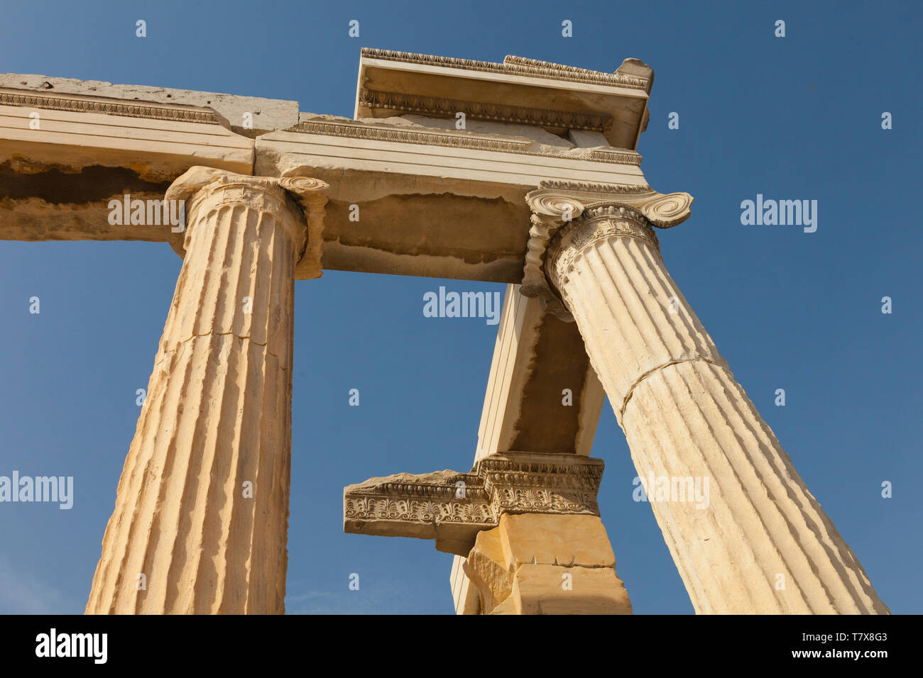 Templo de Erecteion. Acrópolis. Athènes, Grèce Banque D'Images