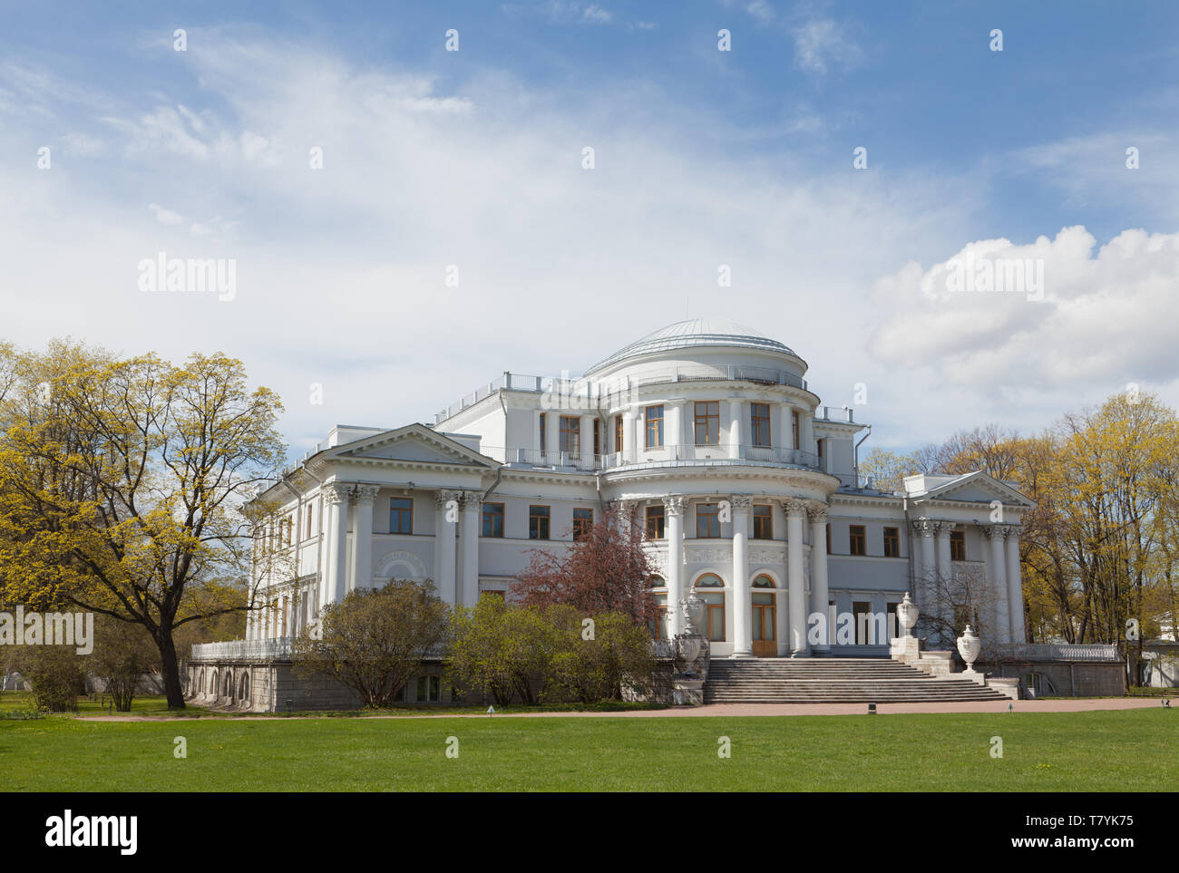 Palais Yelagin, Saint-Pétersbourg, Russie. Banque D'Images