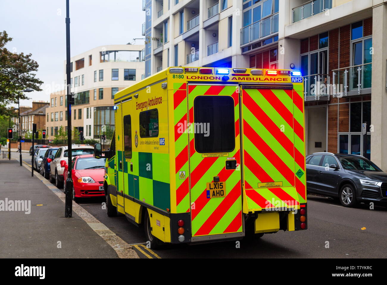 London Ambulance Banque D'Images