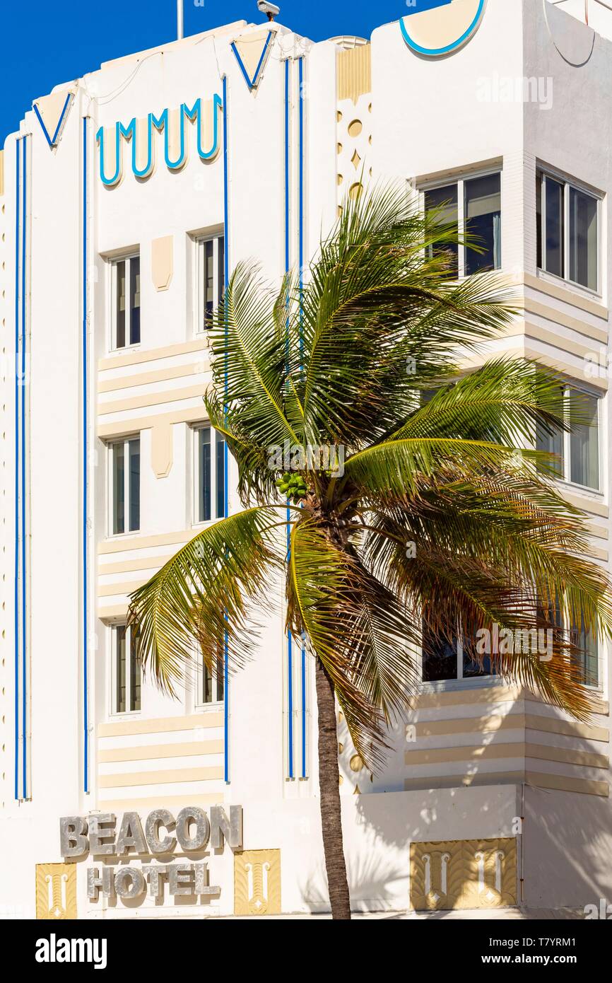 États-unis, Floride, Miami, Miami Beach, quartier Art déco Banque D'Images
