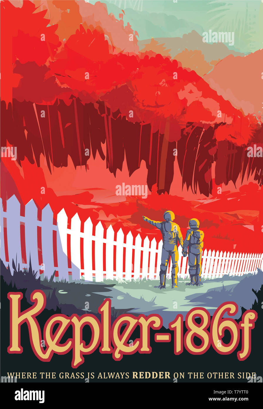 Visions de l'avenir, de l'espace Voyage Vacances Banque D'Images