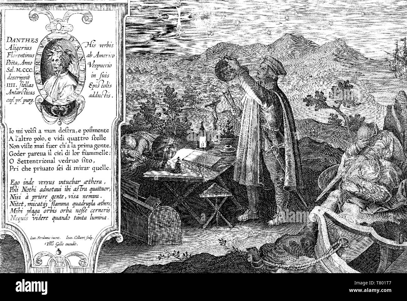 Nova Reperta Vespucci, à la découverte de la Croix du Sud Banque D'Images