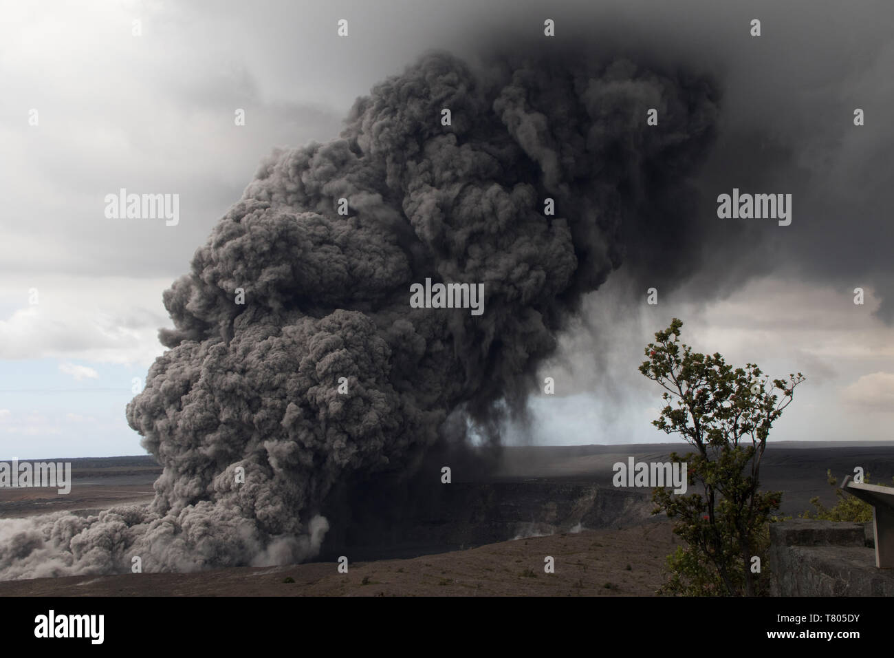 Éruption du Kilauea 2018 Banque D'Images