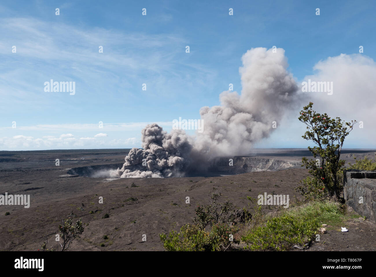 Éruption du Kilauea 2018 Banque D'Images