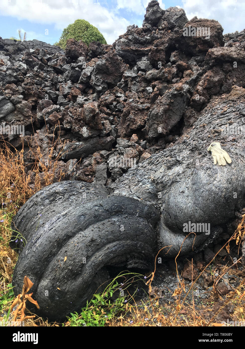 Éruption du Kilauea 2018 Banque D'Images