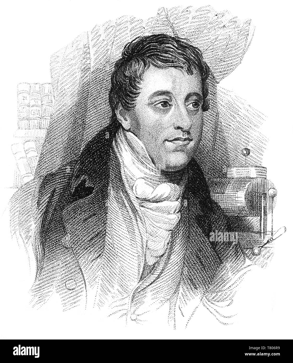 Humphry Davy, chimiste et inventeur anglais Banque D'Images