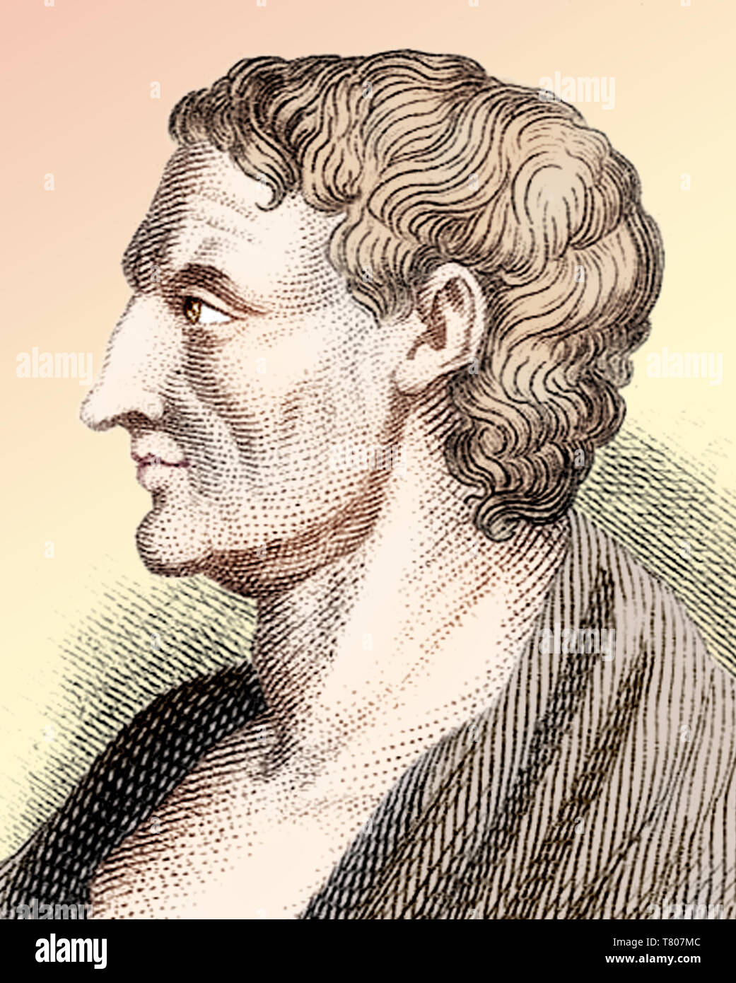 Aristote, philosophe grec Banque D'Images