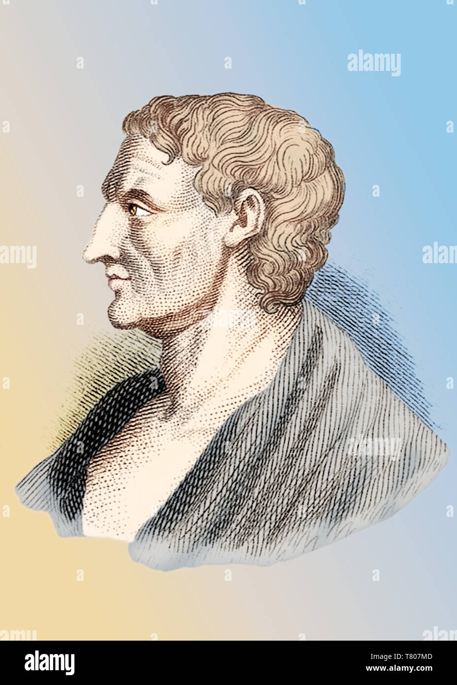 Aristote, philosophe grec Banque D'Images