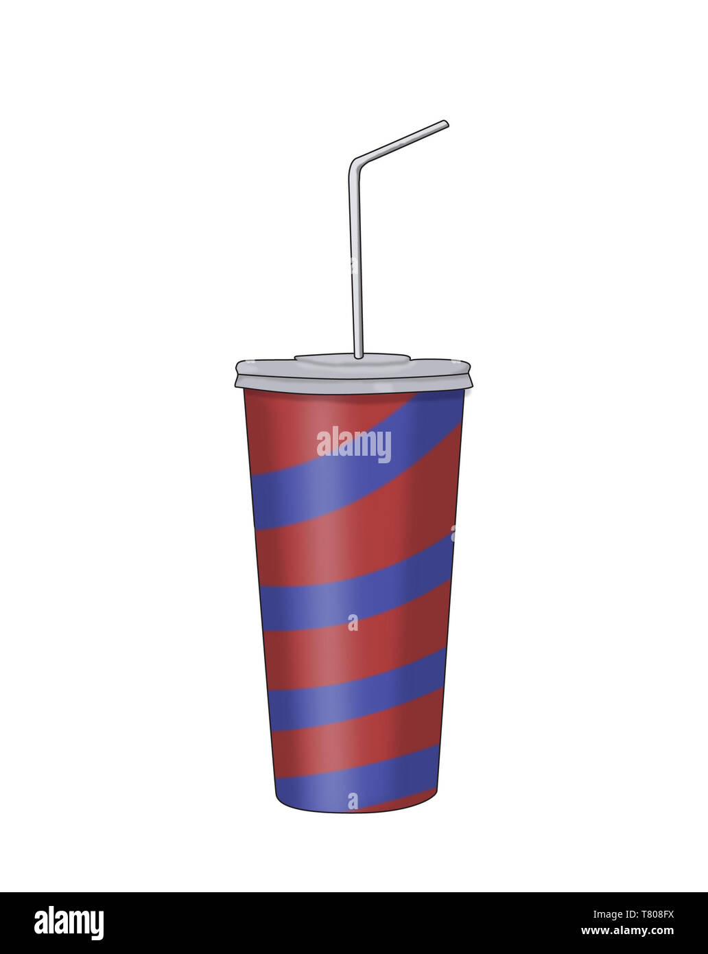 Soda, Junk Food, illustration Banque D'Images