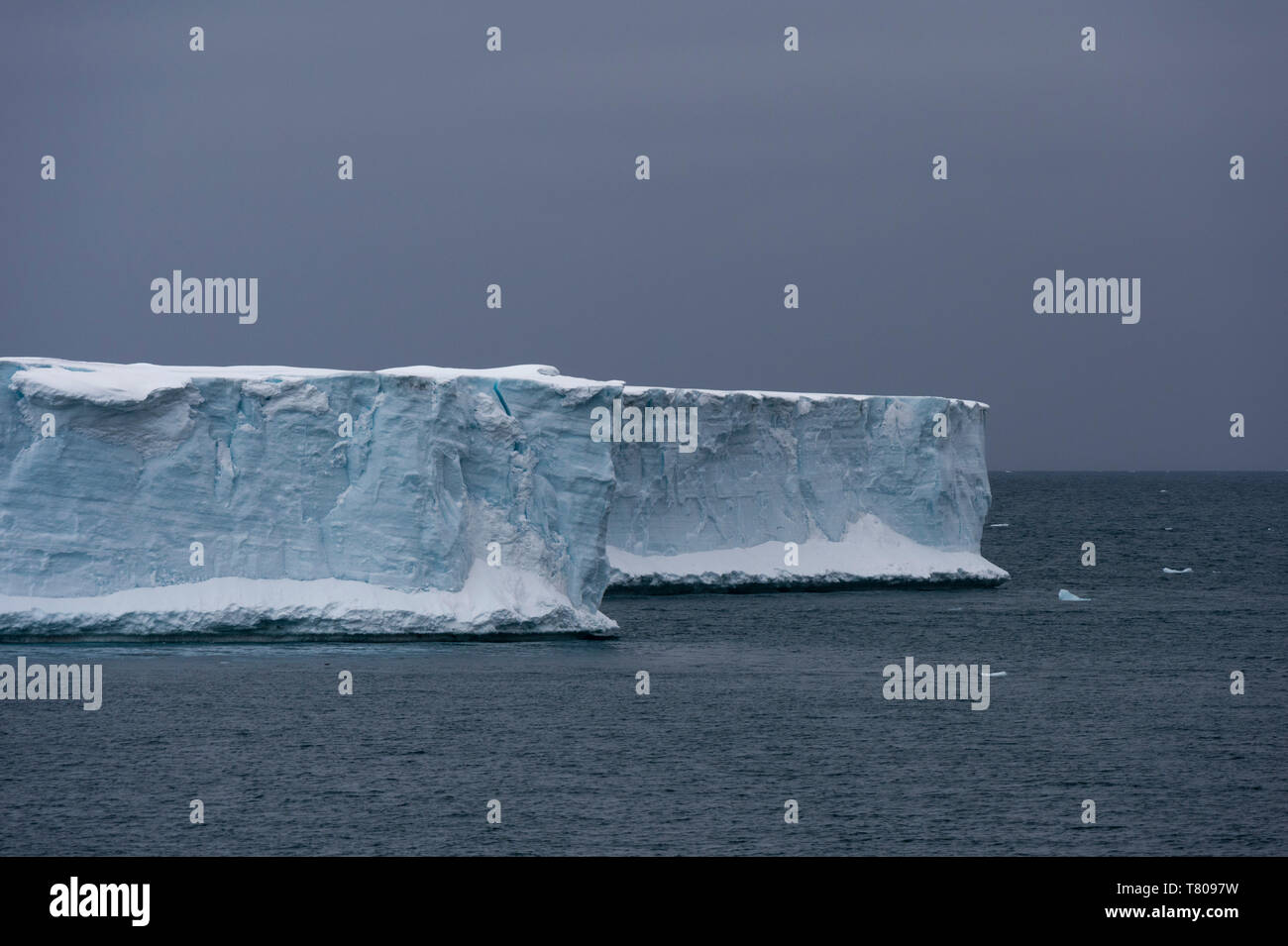 Austfonna, ice cap Nordaustlandet, Îles Svalbard, Norvège, Europe, de l'Arctique Banque D'Images