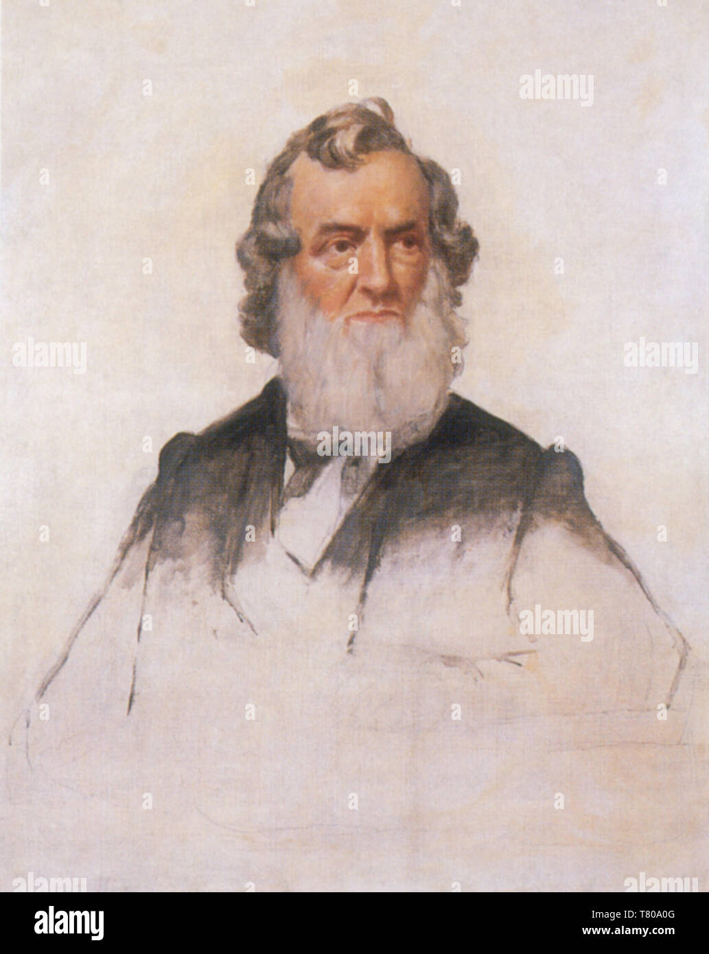 Gideon Welles, 24e Secrétaire de la Marine Banque D'Images