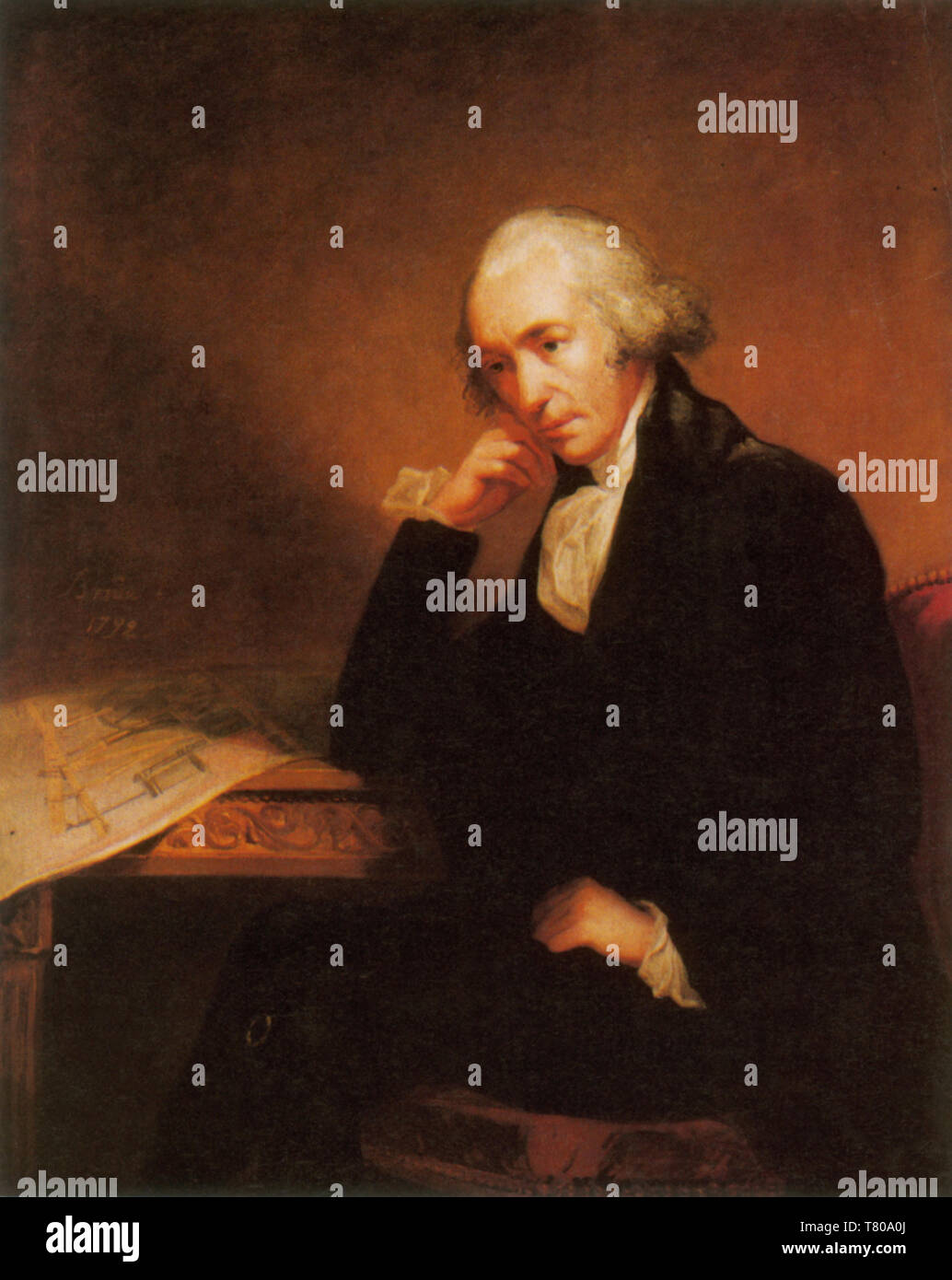 James Watt, l'inventeur et ingénieur écossais Banque D'Images