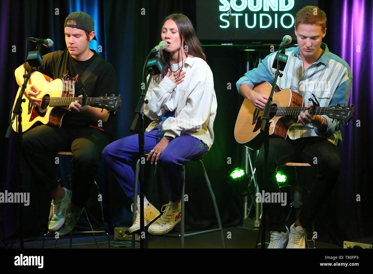 Bala Cynwyd, PA, USA. 9 mai, 2019. Visite NOTD Q102 performance studio dans la région de Bala Cynwyd, PA 9 Mai 2019 Crédit : Star Shooter/Alamy Live News Banque D'Images