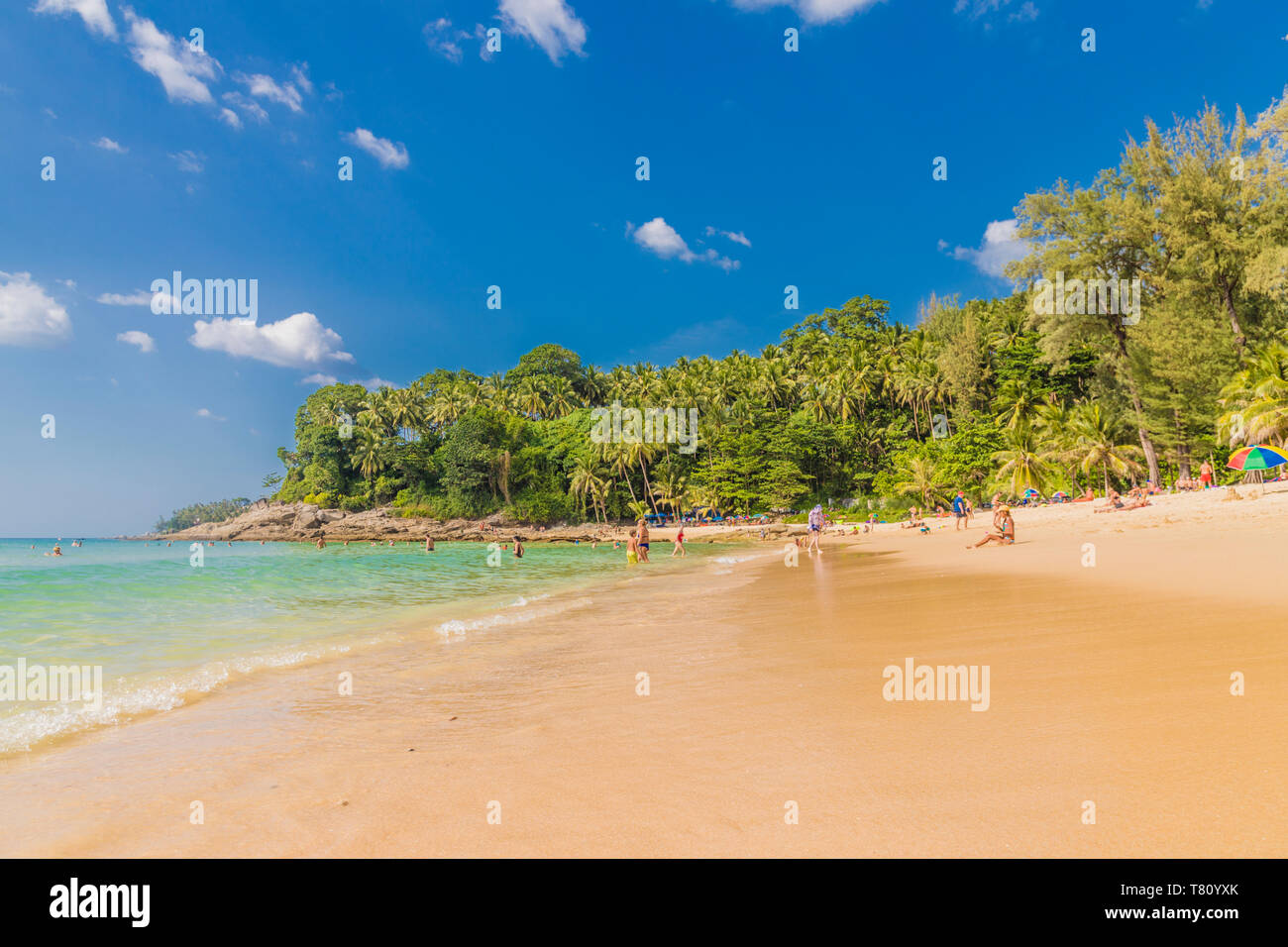 Surin Beach à Phuket, Thaïlande, Asie du Sud, Asie Banque D'Images