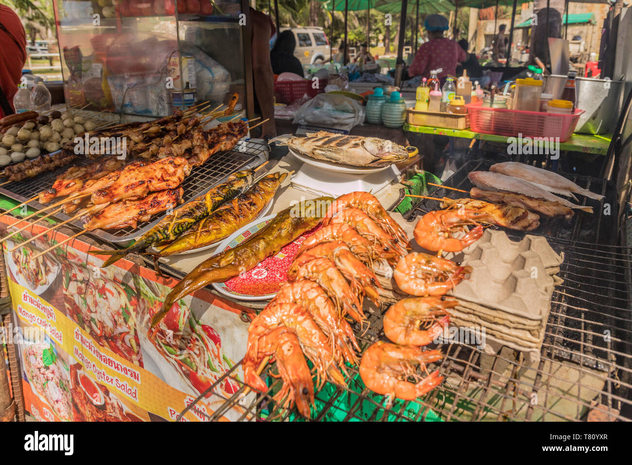 Un food At Surin Beach à Phuket, Thaïlande, Asie du Sud, Asie Banque D'Images