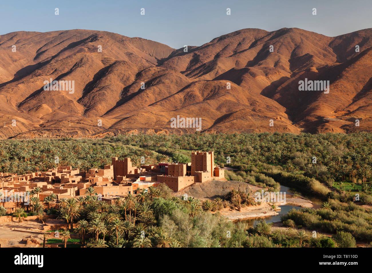 Ait Hamou ou dit Kasbah, Atlas, vallée du Drâa, Maroc, Afrique du Nord, Afrique Banque D'Images