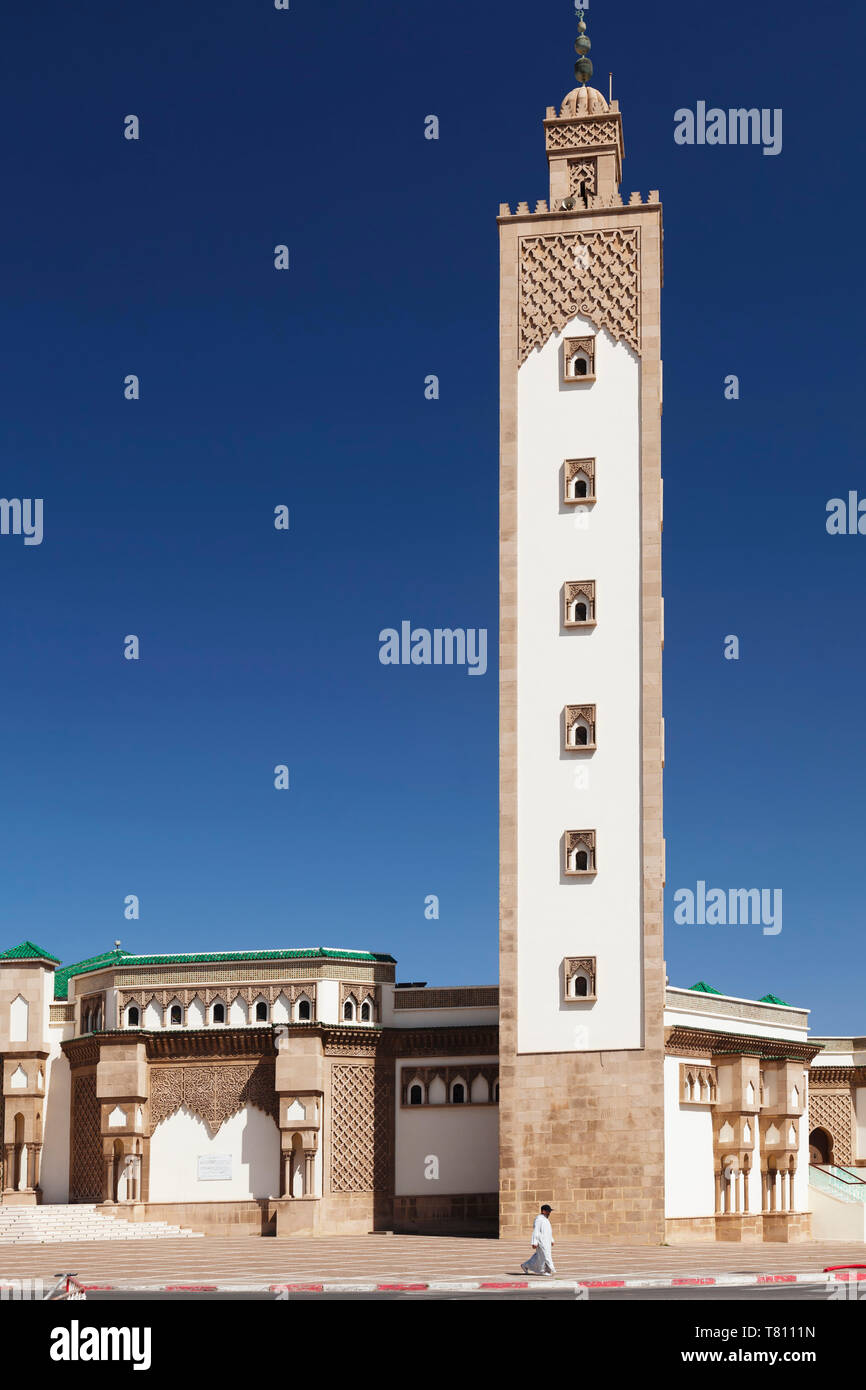 Mosquée Hassan II, Agadir, Al-Magreb, le sud du Maroc, Maroc, Afrique du Nord, Afrique Banque D'Images