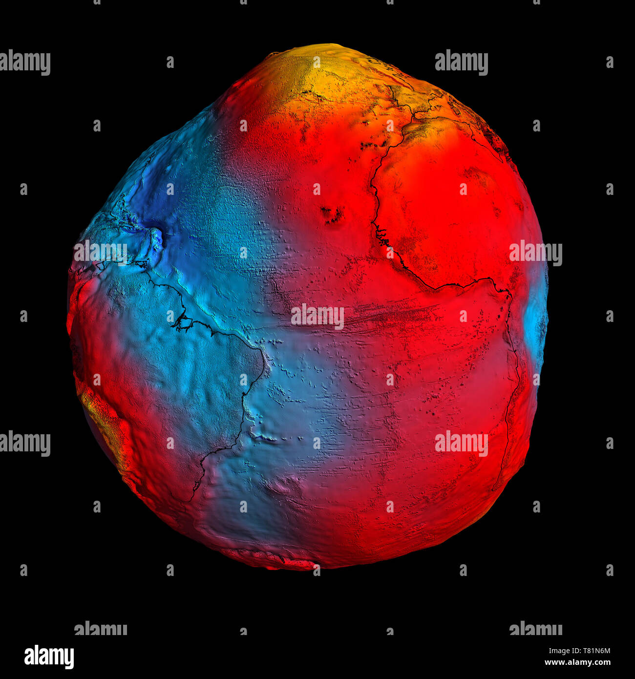Geoidal Maps Explorateur de la terre Banque de photographies et d’images à haute ...