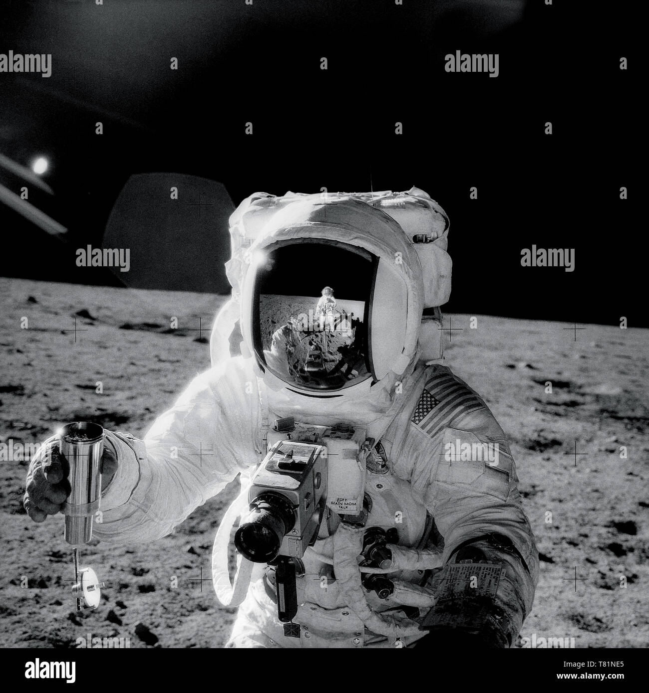 Apollo 12, l'astronaute Alan Bean Banque D'Images