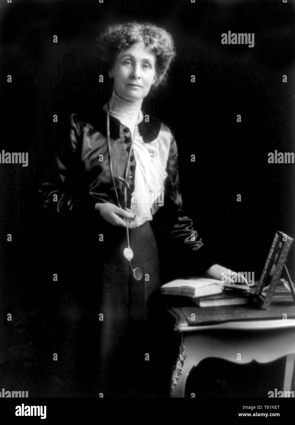 Emmeline Pankhurst, suffragette anglaise Banque D'Images