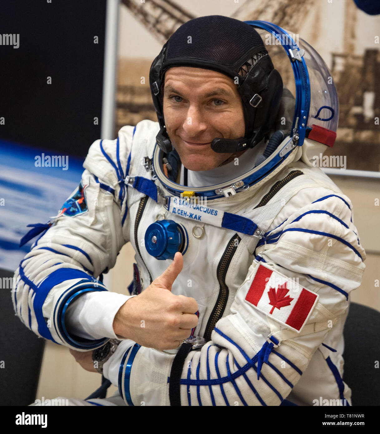 L'astronaute David Saint-Jacques, équipage Expédition 58 Banque D'Images