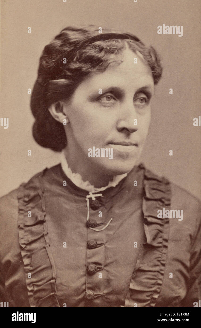 Louisa May Alcott, auteur américain Banque D'Images