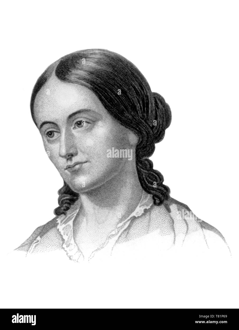 Margaret Fuller, journaliste et féministe américaine Banque D'Images