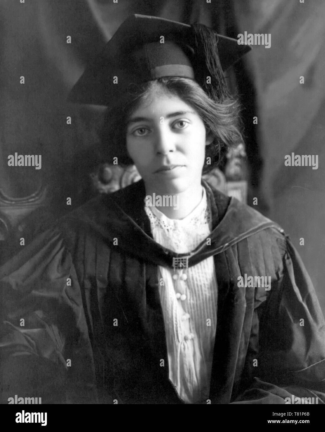 Alice Paul, féministe et suffragette américaine Banque D'Images
