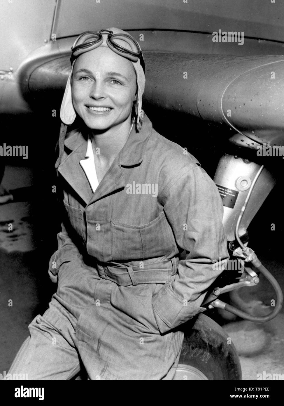 Betty Gillies, WWII American Aviatrix Banque D'Images