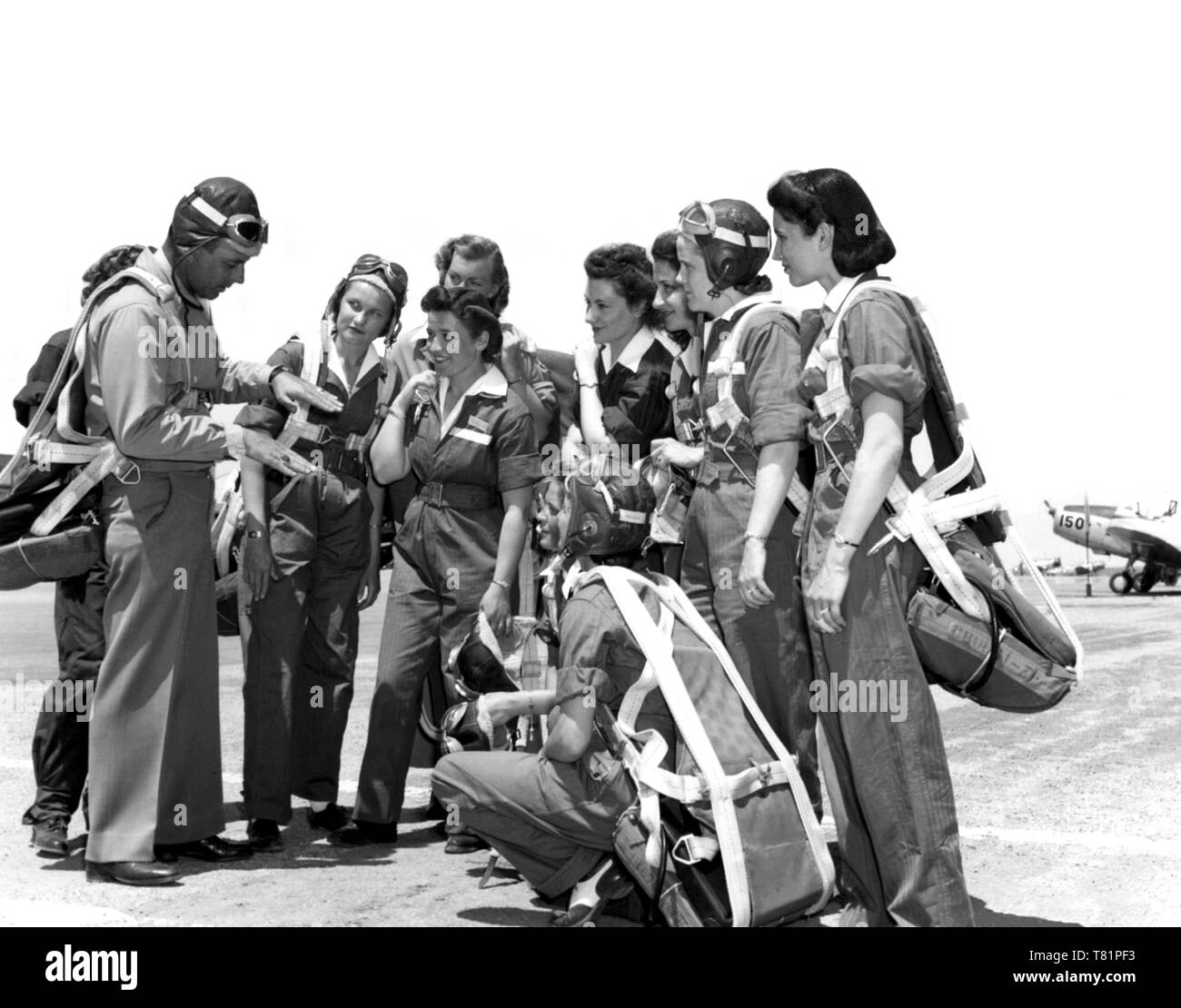 La DEUXIÈME GUERRE MONDIALE, les femmes pilotes de l'Armée de l'air Banque D'Images