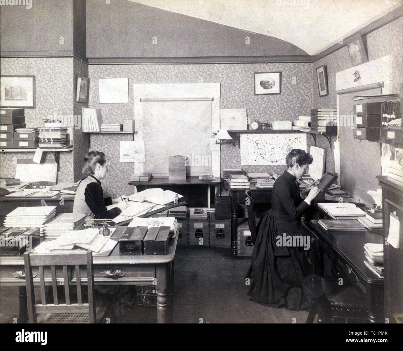 Ordinateurs Harvard, 1891 Banque D'Images